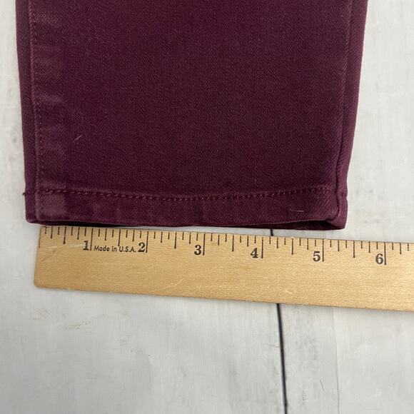 Lane Bryant Size 16 Purple High Rise Ankle Skinny Jeans 38"x27" SHORT - Picture 14 of 14